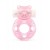 Розовое эрекционное виброкольцо в форме мишки - 1137 - в Прокопьевске купить с доставкой