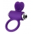Фиолетовое виброкольцо с ресничками JOS PERY - JOS - в Прокопьевске купить с доставкой