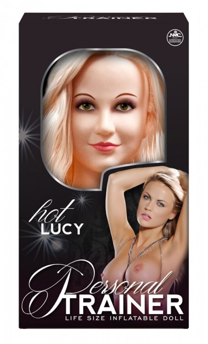 Надувная кукла с вибрацией и 2 любовными отверстиями Hot Lucy Lifesize Love Doll - NMC - в Прокопьевске купить с доставкой