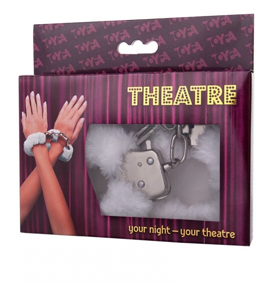 Наручники с белой меховой опушкой - ToyFa - купить с доставкой в Прокопьевске