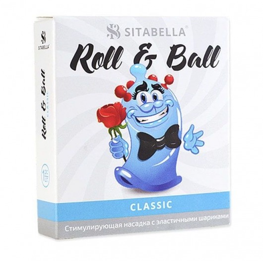 стимулирующий презерватив-насадка Roll   Ball Classic - Sitabella - купить с доставкой в Прокопьевске