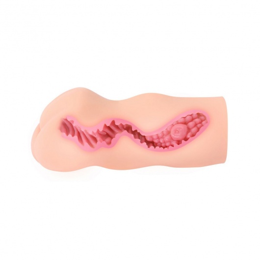 Телесный мастурбатор-вагина с двойным слоем - KOKOS - в Прокопьевске купить с доставкой