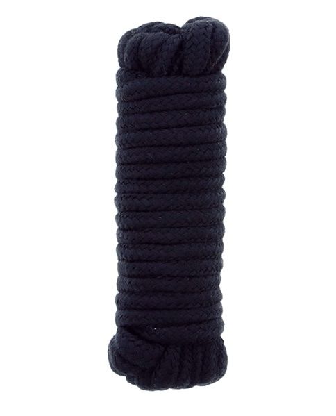 Чёрная веревка для связывания BONDX LOVE ROPE - 5 м. - Dream Toys - купить с доставкой в Прокопьевске