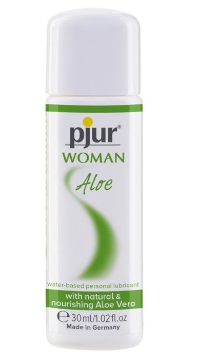 Лубрикант на водной основе pjur WOMAN Aloe - 30 мл. - Pjur - купить с доставкой в Прокопьевске