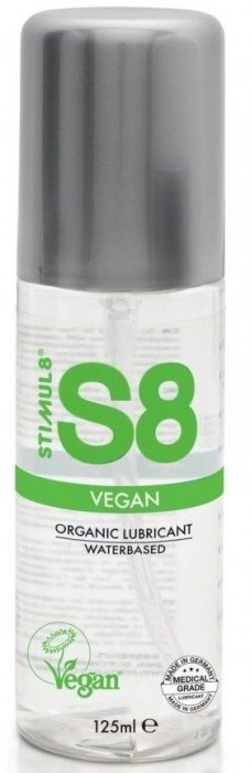 Веганский лубрикант на водной основе S8 Vegan Lube - 125 мл. - Stimul8 - купить с доставкой в Прокопьевске