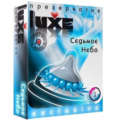 Презерватив LUXE  Exclusive  Седьмое небо  - 1 шт. - Luxe - купить с доставкой в Прокопьевске