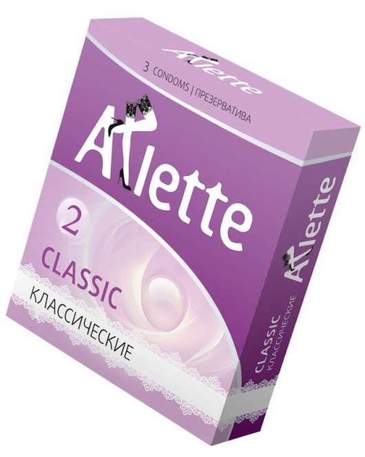 Классические презервативы Arlette Classic - 3 шт. - Arlette - купить с доставкой в Прокопьевске