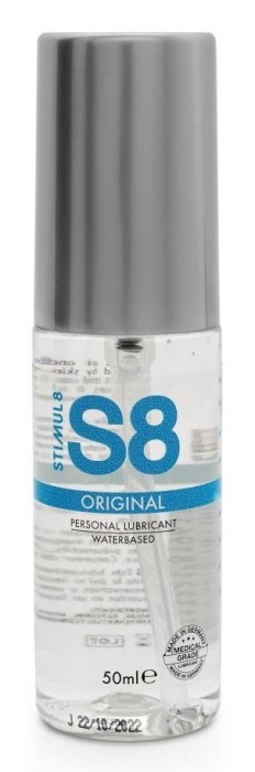 Универсальный лубрикант на водной осноdе S8 Original Lube - 50 мл. - Stimul8 - купить с доставкой в Прокопьевске