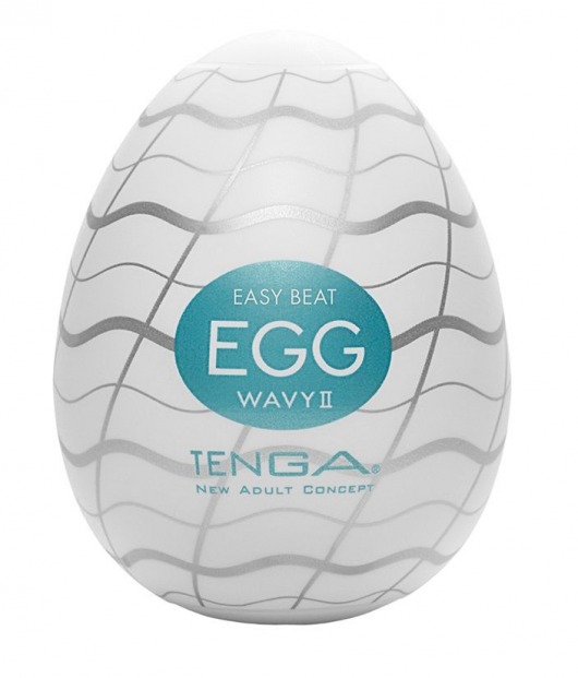 Мастурбатор-яйцо EGG Wavy II - Tenga - в Прокопьевске купить с доставкой
