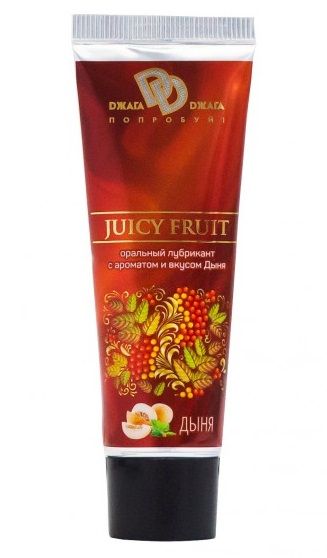 Интимный съедобный лубрикант JUICY FRUIT с ароматом дыни - 30 мл. - БиоМед - купить с доставкой в Прокопьевске