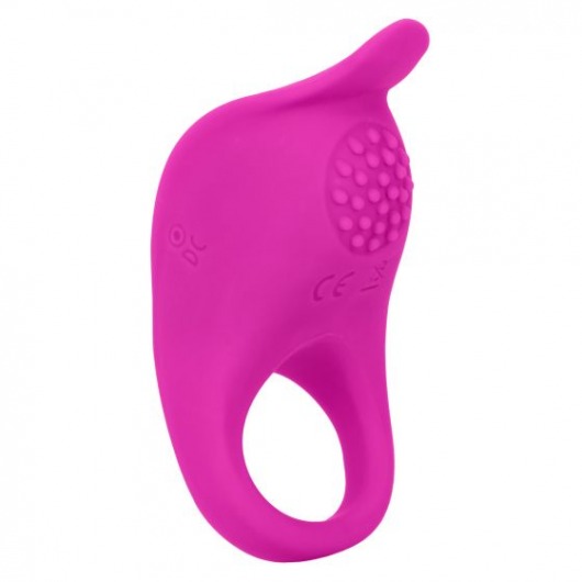 Ярко-розовое эрекционное виброкольцо Silicone Rechargeable Teasing Enhancer - California Exotic Novelties - в Прокопьевске купить с доставкой