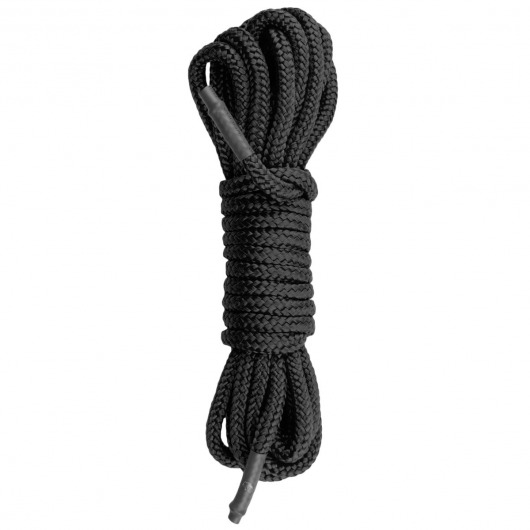 Черная веревка для бондажа Easytoys Bondage Rope - 5 м. - Easy toys - купить с доставкой в Прокопьевске