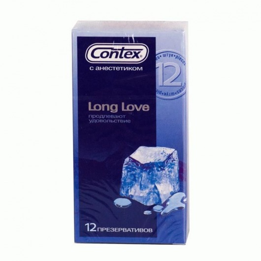 Презервативы с продлевающей смазкой Contex Long Love - 12 шт. - Contex - купить с доставкой в Прокопьевске