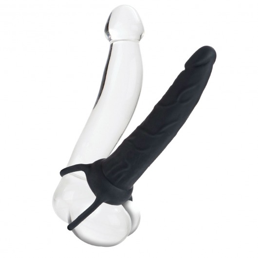 Насадка на пенис Silicone Love Rider Dual Penetrator для двойного проникновения - 14 см. - California Exotic Novelties - в Прокопьевске купить с доставкой