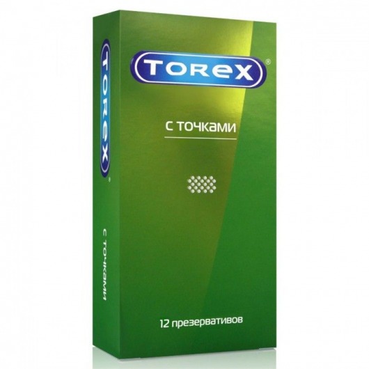 Текстурированные презервативы Torex  С точками  - 12 шт. - Torex - купить с доставкой в Прокопьевске