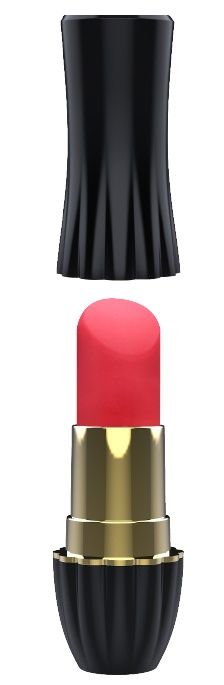 Клиторальный стимулятор-помада LIPSTICK - 9,3 см. - Dream Toys - купить с доставкой в Прокопьевске