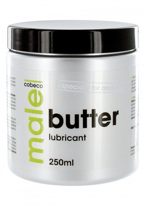 Анальный лубрикант MALE Cobeco Butter Lubricant - 250 мл. - Cobeco - купить с доставкой в Прокопьевске