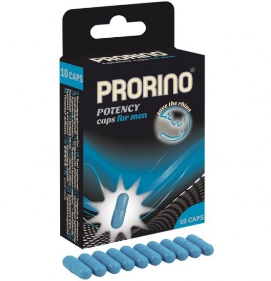 БАД для мужчин ero black line PRORINO Potency Caps for men - 10 капсул - Ero - купить с доставкой в Прокопьевске