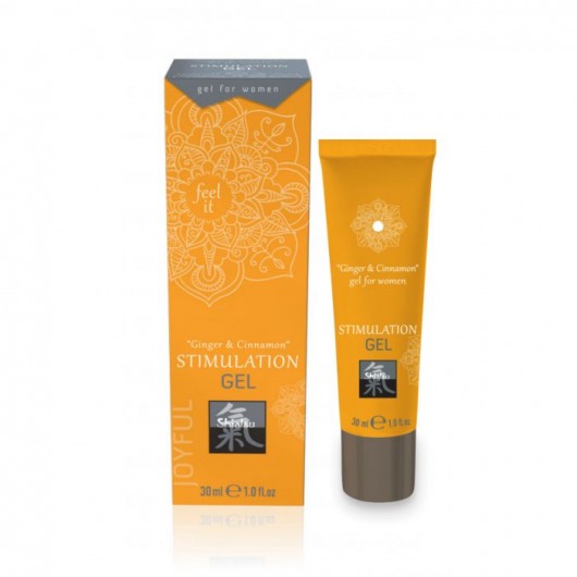 Возбуждающий интимный гель STIMULATION GEL Ginger   Cinnamon - 30 мл. - Shiatsu - купить с доставкой в Прокопьевске