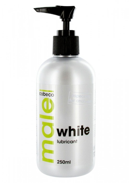 Анальная смазка на водной основе MALE Cobeco White Lubricant - 250 мл. - Cobeco - купить с доставкой в Прокопьевске