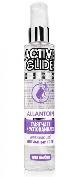 Увлажняющий интимный гель Active Glide Allantoin - 100 гр. - Биоритм - купить с доставкой в Прокопьевске