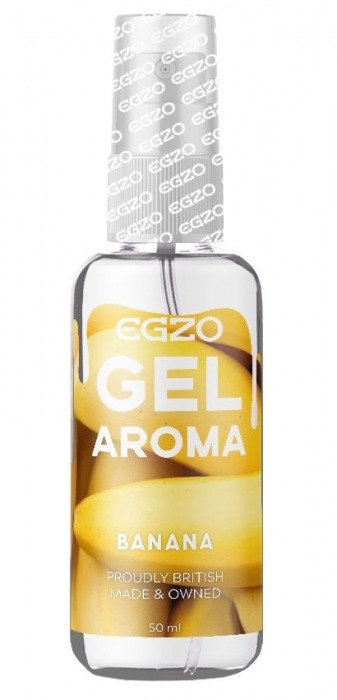 Интимный лубрикант EGZO AROMA с ароматом банана - 50 мл. - EGZO - купить с доставкой в Прокопьевске