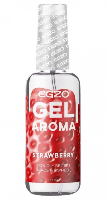 Интимный лубрикант EGZO AROMA с ароматом клубники - 50 мл. - EGZO - купить с доставкой в Прокопьевске