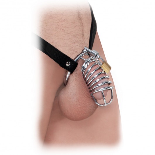 Кольцо верности Extreme Chastity Belt с фиксацией головки - Pipedream - купить с доставкой в Прокопьевске