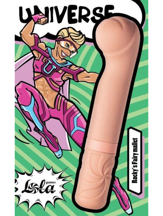 Бежевый мини-вибратор Rocky’s Fairy Mallet - 14,7 см. - Lola Games