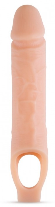 Телесный реалистичный фаллоудлинитель 10 Inch Silicone Cock Sheath Penis Extender - 25,4 см. - Blush Novelties - в Прокопьевске купить с доставкой