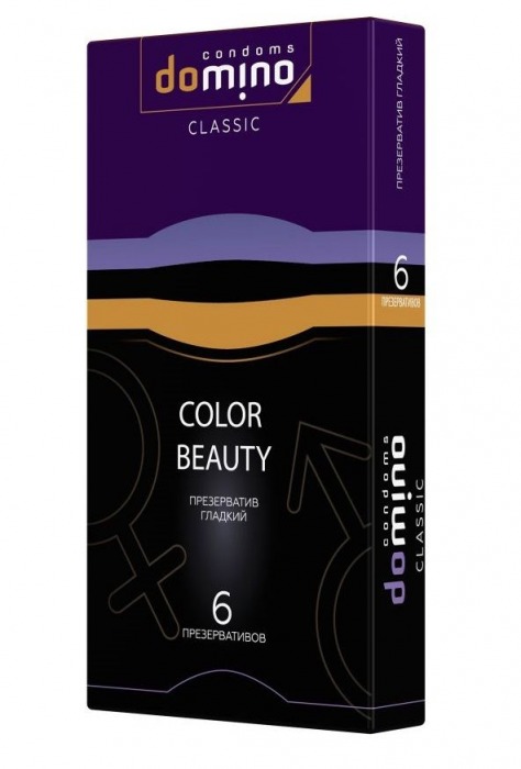 Разноцветные презервативы DOMINO Colour Beauty - 6 шт. - Domino - купить с доставкой в Прокопьевске