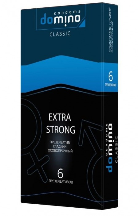 Суперпрочные презервативы DOMINO Extra Strong - 6 шт. - Domino - купить с доставкой в Прокопьевске