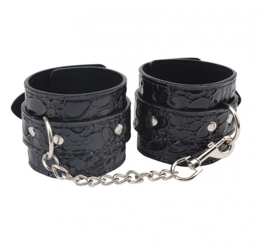 Черные наручники Be good Wrist Cuffs - Chisa - купить с доставкой в Прокопьевске