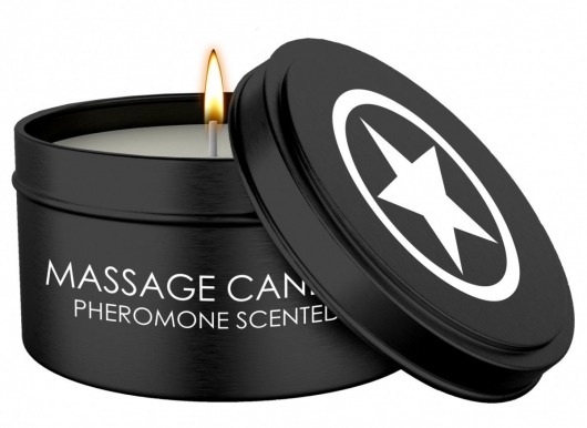 Массажная свеча с феромонами Massage Candle Pheromone Scented - Shots Media BV - купить с доставкой в Прокопьевске