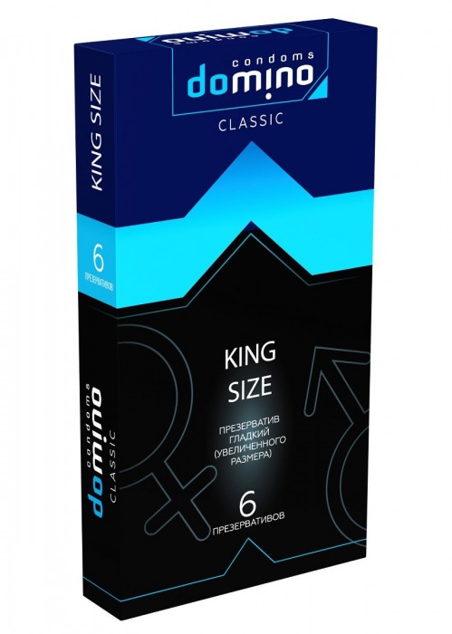 Презервативы увеличенного размера DOMINO Classic King size - 6 шт. - Domino - купить с доставкой в Прокопьевске