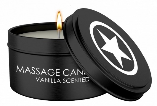 Массажная свеча с ароматом ванили Massage Candle - Shots Media BV - купить с доставкой в Прокопьевске