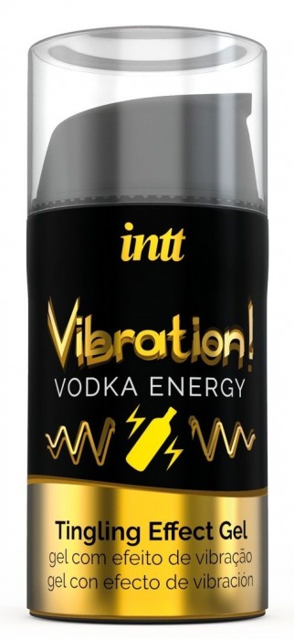 Жидкий интимный гель с эффектом вибрации Vibration! Vodka Energy - 15 мл. - INTT - купить с доставкой в Прокопьевске