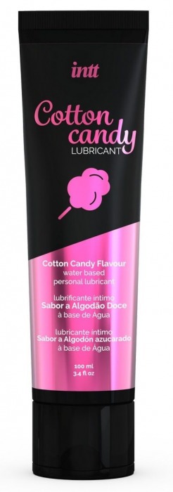 Интимный гель на водной основе Cotton Candy Lubricant - 100 мл. - INTT - купить с доставкой в Прокопьевске