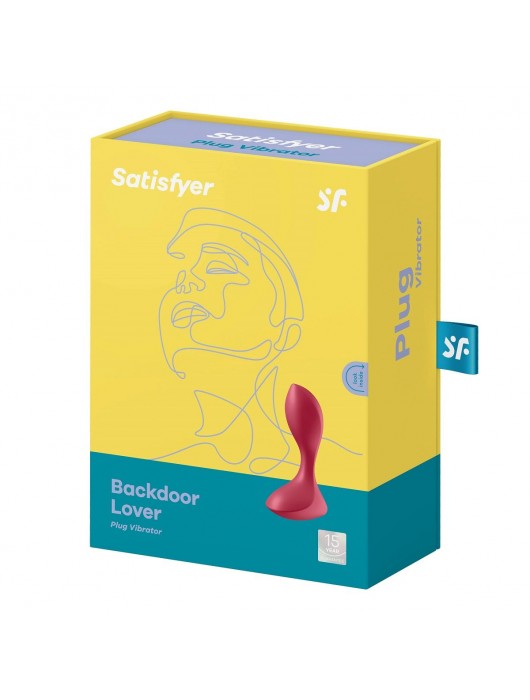 Красный вибромассажёр простаты Satisfyer Backdoor Lover - 14 см. - Satisfyer - в Прокопьевске купить с доставкой