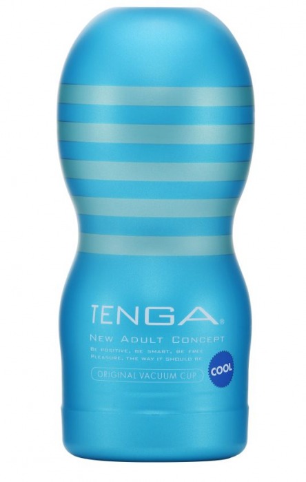 Мастурбатор с охлаждающей смазкой TENGA Original Vacuum Cup Cool - Tenga - в Прокопьевске купить с доставкой