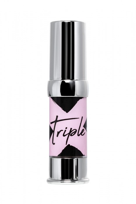 Возбуждающий гель с эффектом вибрации и охлаждения Triple X 3 in 1 Unisex Pleasure Enhancer Gel - 15 мл. - Secret Play - купить с доставкой в Прокопьевске