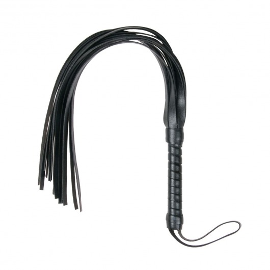 Черный флоггер Flogger Whip - 46 см. - Easy toys - купить с доставкой в Прокопьевске