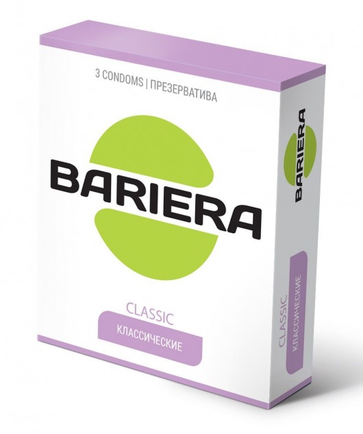 Классические презервативы Bariera Classic - 3 шт. - Bariera - купить с доставкой в Прокопьевске