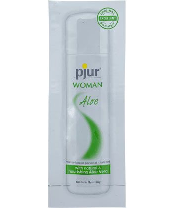 Лубрикант на водной основе pjur WOMAN Aloe - 2 мл. - Pjur - купить с доставкой в Прокопьевске