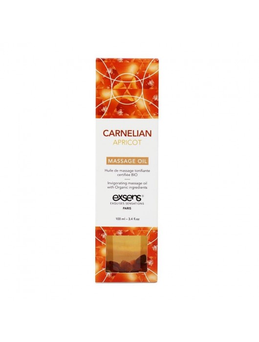 Органическое массажное масло CARNELIAN APRICOT - 100 мл. - Exsens - купить с доставкой в Прокопьевске