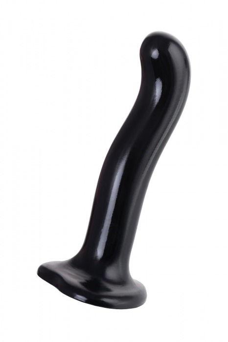 Черный стимулятор для пар P G-Spot Dildo Size M - 18 см. - Strap-on-me - в Прокопьевске купить с доставкой