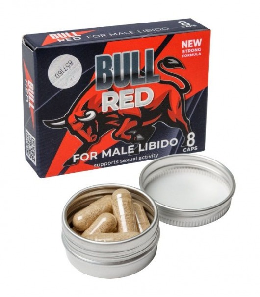 Пищевой концентрат для мужчин BULL RED - 8 капсул - Sitabella - купить с доставкой в Прокопьевске