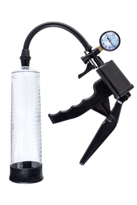 Прозрачная механическая помпа для пениса Viggo - Sexus - в Прокопьевске купить с доставкой