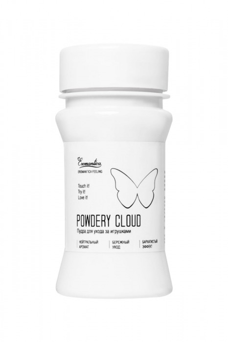 Пудра для ухода за игрушками Powdery Cloud с нейтральным ароматом - 40 гр. - Eromantica - купить с доставкой в Прокопьевске