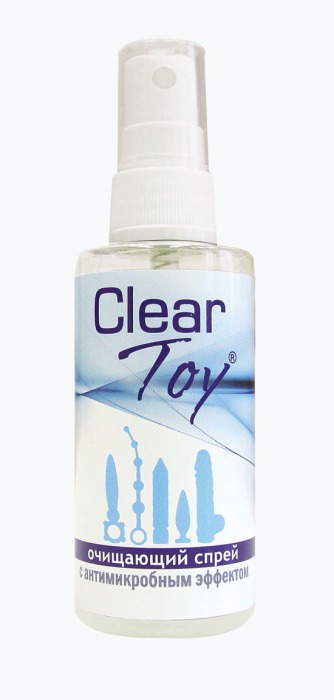 Очищающий спрей Clear Toy с антимикробным эффектом - 100 мл. - Биоритм - купить с доставкой в Прокопьевске